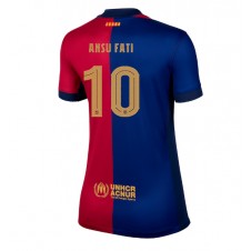 Barcelona Ansu Fati #10 Hemmatröja Dam 2024-25 Korta ärmar